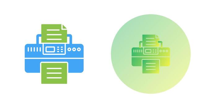 icono de vector de impresora