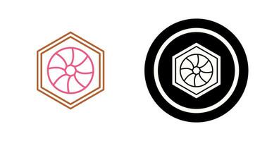 Unique Hexagonal Diaphram Vector Icon