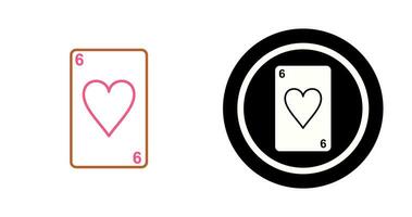 Hearts Card Vector Icon