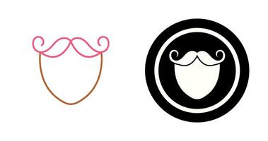 Beard and Moustache Vector Icon