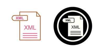 XML Vector Icon