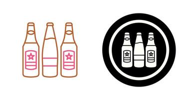 Beer Bottles Vector Icon