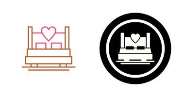 Double Bed Vector Icon