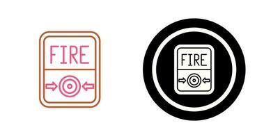 Fire Button Vector Icon