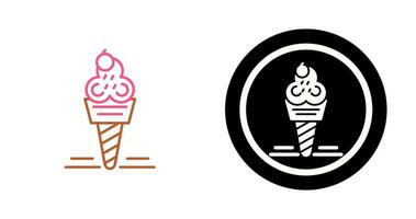 icono de vector de helado