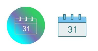 Unique Calendar Vector Icon