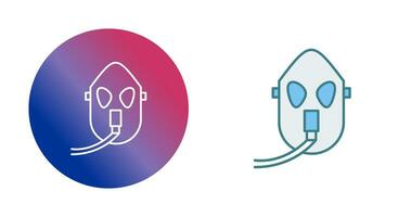 Unique Oxygen Mask Vector Icon