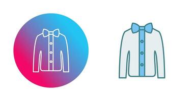 Shirt with Bow Vector Icon