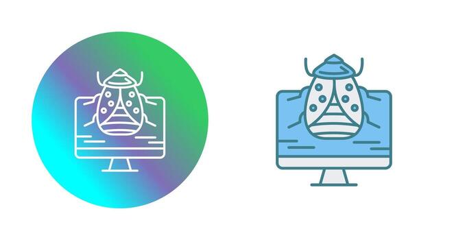 icono de vector de malware