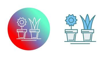 icono de vector de plantas de casa