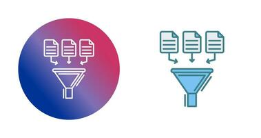 icono de vector de recopilación de datos