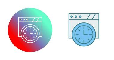 Wall Clock Vector Icon