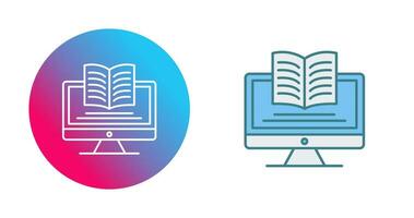 Digital Learning Vector Icon