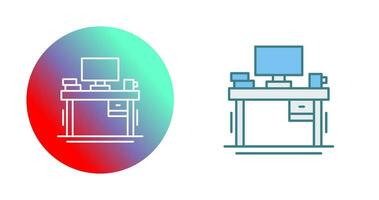 Desk Vector Icon