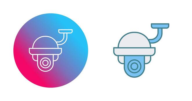 icono de vector de cámara de seguridad