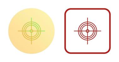 Unique Target Vector Icon
