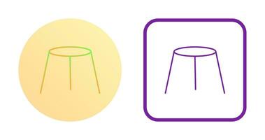 Unique Stool Vector Icon