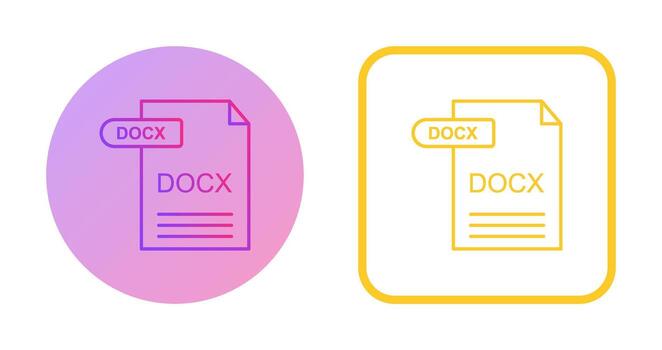 DOCX Vector Icon