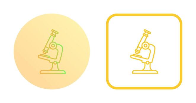 icono de vector de microscopio