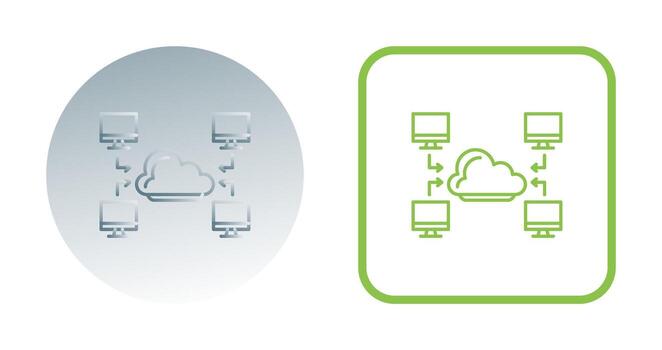 icono de vector de computadora