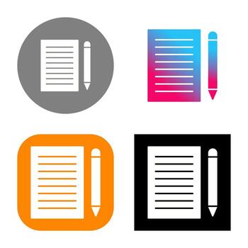 Write Feedback Vector Icon