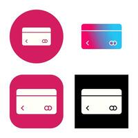 Unique Credit Card Vector Icon