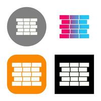 Unique Bricks Vector Icon