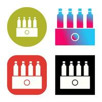 Unique Pack of Beers Vector Icon