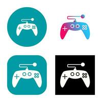 icono de vector de control de juego único