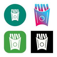 Unique French Fries Vector Icon