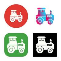 icono de vector de tractor