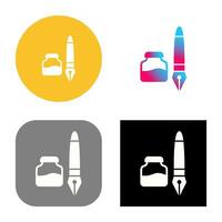 Ink and Pen Vector Icon