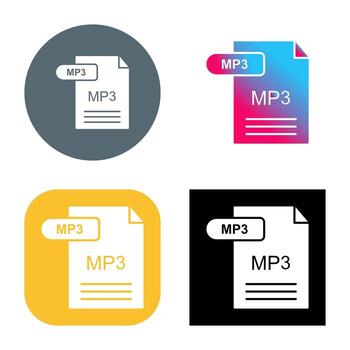 MP3 Vector Icon