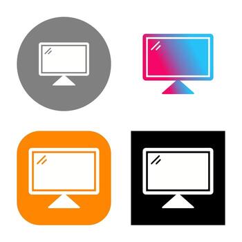 icono de vector de computadora