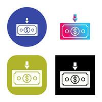 Money Down Vector Icon