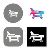 Hospital Bed Vector Icon