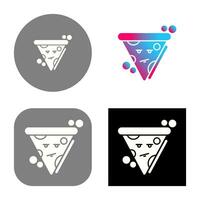 icono de vector de pizza