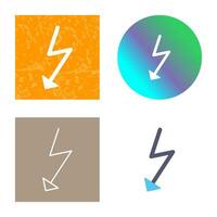 Unique Flash Vector Icon