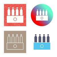 Unique Pack of Beers Vector Icon