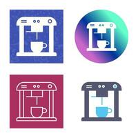 Unique Coffee Machine Vector Icon