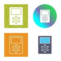 Unique Portfolio Management Vector Icon