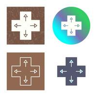 Unique Direction Keys Vector Icon