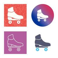 patines, vector, icono vector