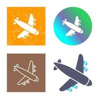 Landing Airplane Vector Icon