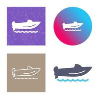 Speed Boat Vector Icon