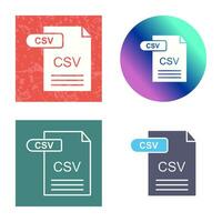 CSV Vector Icon