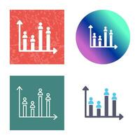 Candidate Graph Vector Icon