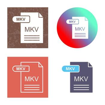 MKV Vector Icon