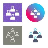 Network Group Vector Icon