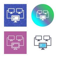 Connected Systems Vector Icon
